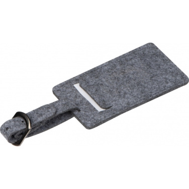Logo trade promotional merchandise picture of: Felt Suitcase Tag PORTLAND