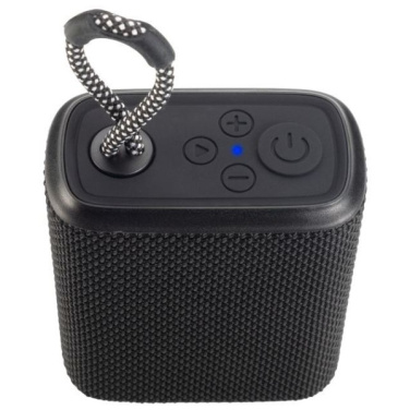 Logotrade advertising product picture of: Waterproof bluetooth speaker HARDEOL Schwarzwolf