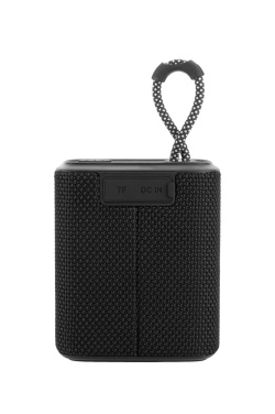 Logo trade corporate gift photo of: Waterproof bluetooth speaker HARDEOL Schwarzwolf