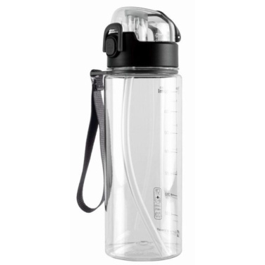 Logo trade promotional gifts image of: Drinking bottle SEYHAN 900 ml Schwarzwolf
