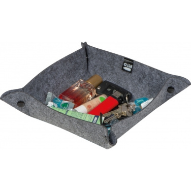 Logo trade promotional products image of: Felt key trey EDMONTON