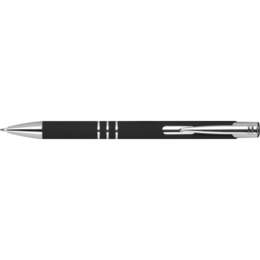 Logo trade corporate gifts picture of: Semi gel pen soft touch DUNMORE