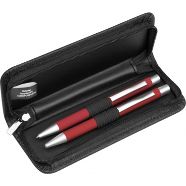 Logotrade promotional giveaways photo of: Writing set soft touch Uppsala