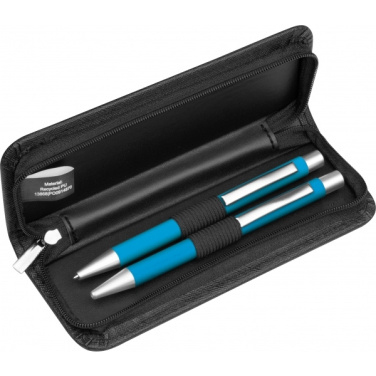 Logo trade promotional gifts image of: Writing set soft touch Uppsala