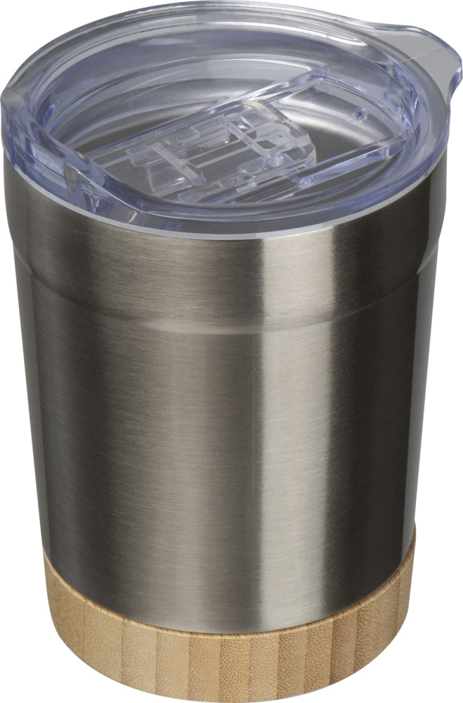 Logo trade corporate gifts image of: Recycled steel cup Turin
