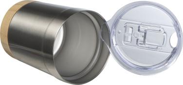 Logo trade corporate gifts picture of: Recycled steel cup Turin