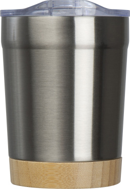 Logo trade business gifts image of: Recycled steel cup Turin