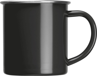 Logo trade business gifts image of: Steel cup Trezzo