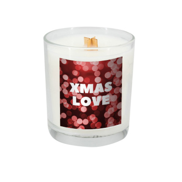 Logotrade promotional gifts photo of: Soy candle 190g Christmas love