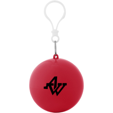 Logotrade promotional giveaway picture of: Xina rain poncho in storage ball with keychain