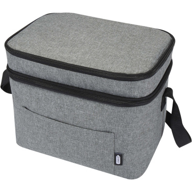 Logo trade promotional item photo of: Tundra GRS RPET double compartments cooler bag 13L