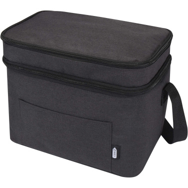 Logo trade business gift photo of: Tundra GRS RPET double compartments cooler bag 13L