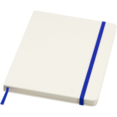 Logo trade corporate gifts picture of: Bass A5 recycled hard cover notebook with lined pages