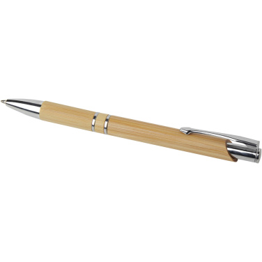 Logotrade promotional product picture of: Wicker bamboo ballpoint pen