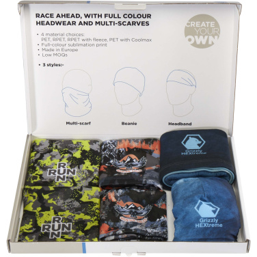 Logotrade promotional giveaway image of: Sublimation headwear sample box