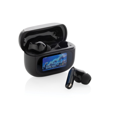 Logotrade promotional merchandise photo of: Airtune RCS recycled plastic ANC earbuds with touch screen