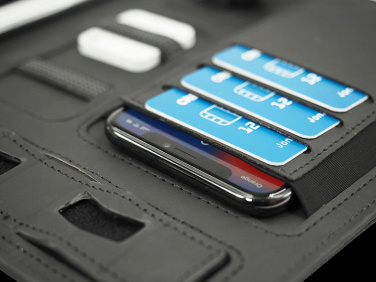 Logo trade business gifts image of: HERMANO Power Bank Organizer 54713000