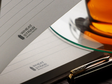 Logo trade business gift photo of: Recycled Tea Notebook 209734000