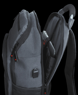 Logo trade business gift photo of: Laptop backpack 123815000