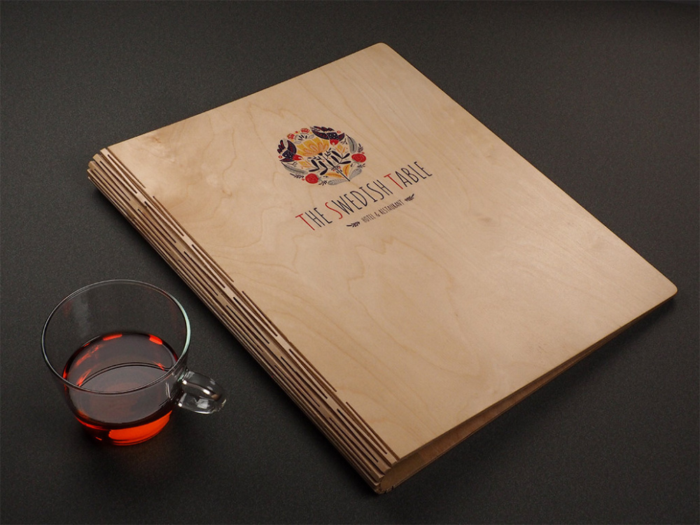 Logo trade promotional merchandise picture of: Menu cover 1106121