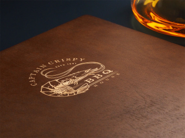 Logo trade business gifts image of: Menu cover 1106121