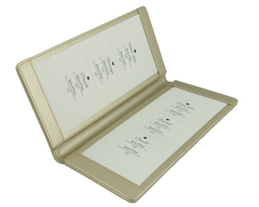 Logo trade promotional products image of: Menu cover 1062119