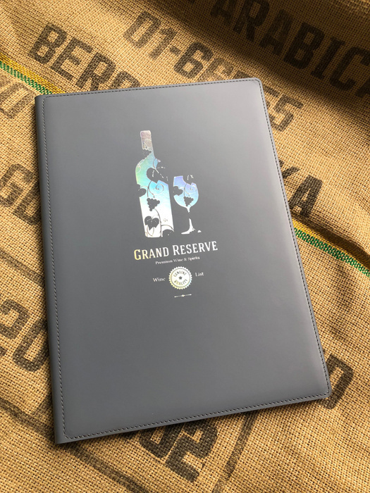 Logo trade promotional products image of: Menu cover Fine Dining 1063094