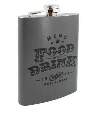 Logo trade promotional merchandise image of: Hip flask 425119