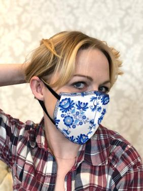 Logo trade advertising products picture of: ZEFIR cotton face mask 1400165