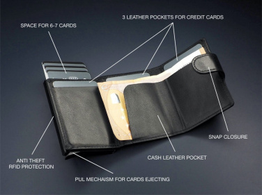 Logo trade promotional merchandise photo of: RFID wallet 1225131