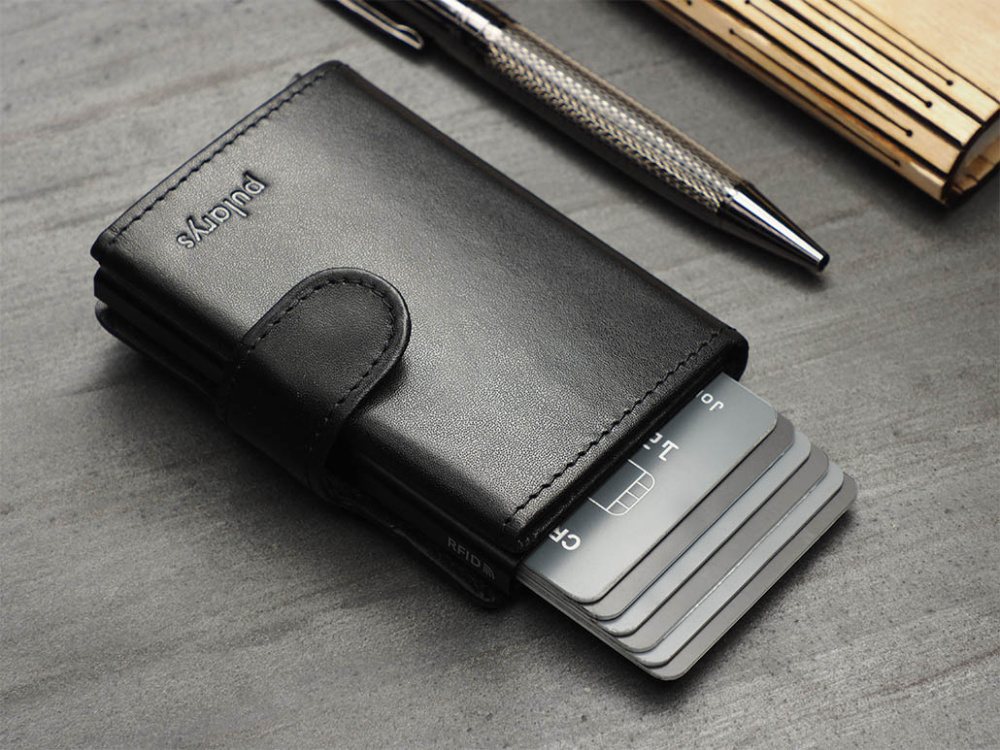 Logo trade corporate gifts image of: RFID wallet 1237131