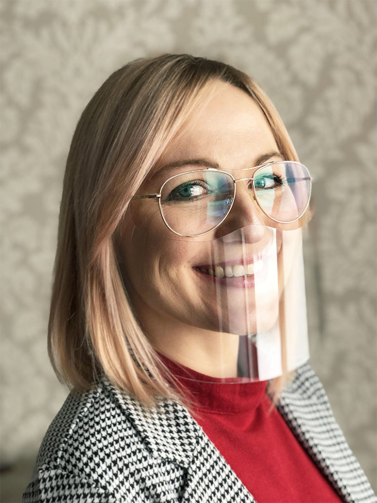 Logotrade promotional gift image of: VISOR Glasses face shield  1586162