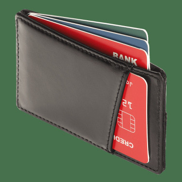Logo trade business gifts image of: Credit card holder 215067