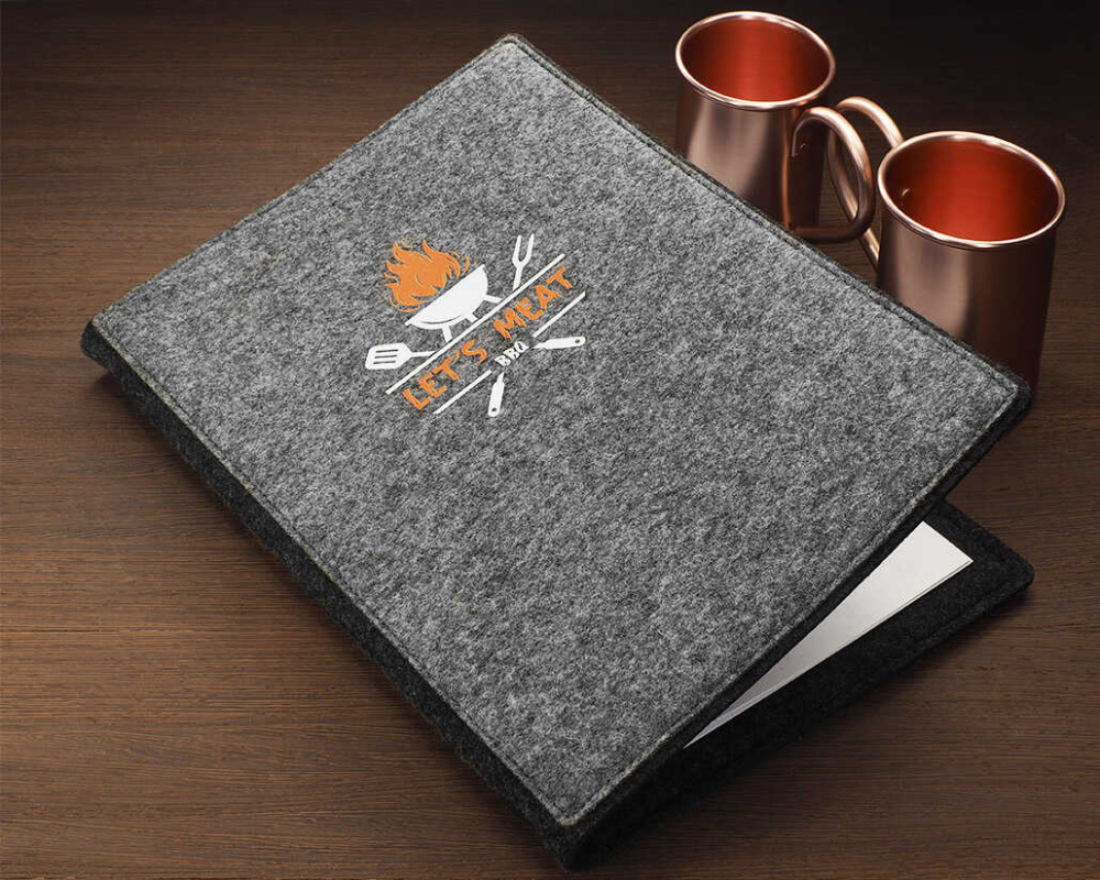 Logo trade business gift photo of: Menu cover Ambiente 1643246