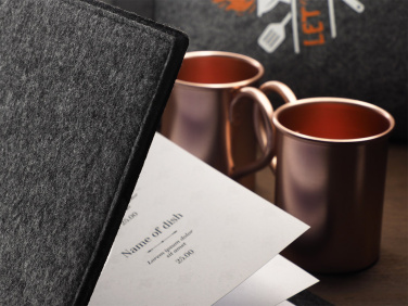 Logo trade business gifts image of: Menu cover Ambiente 1643246