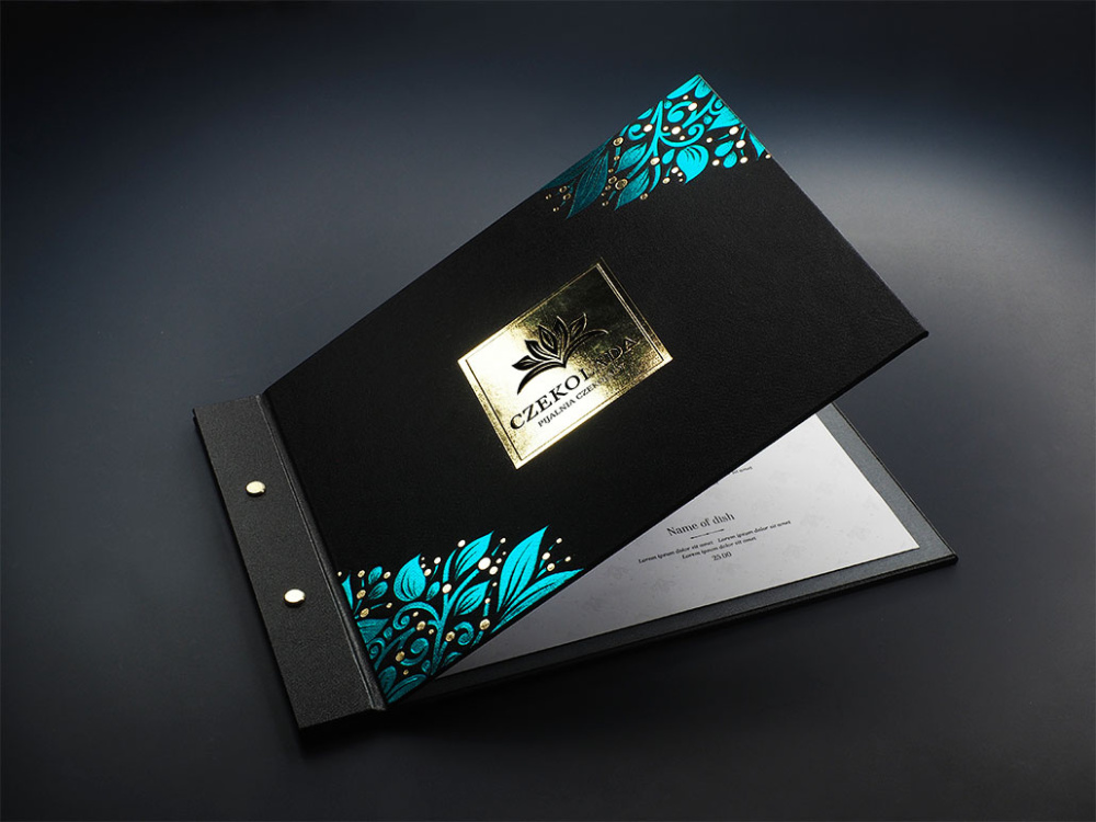 Logo trade promotional giveaways picture of: Menu cover 1681280
