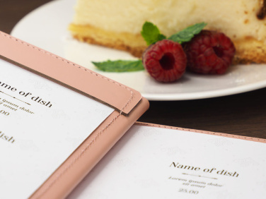 Logo trade promotional giveaway photo of: Menu cover 1087281
