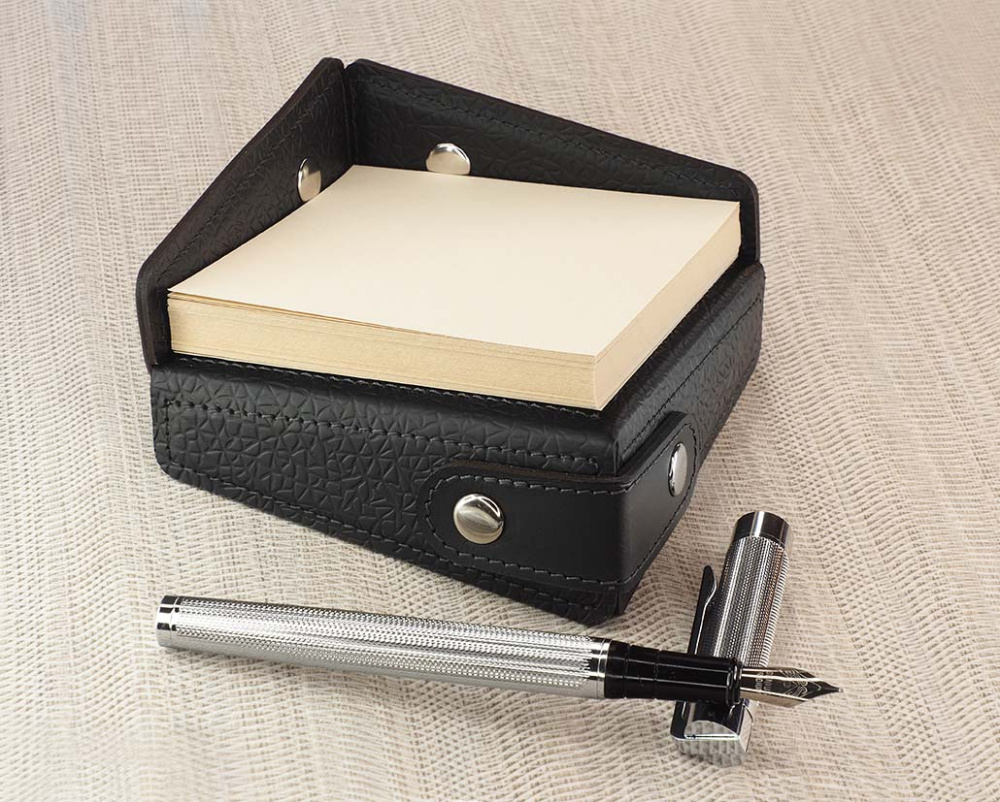 Logo trade business gift photo of:  Sticky notes box  1658281