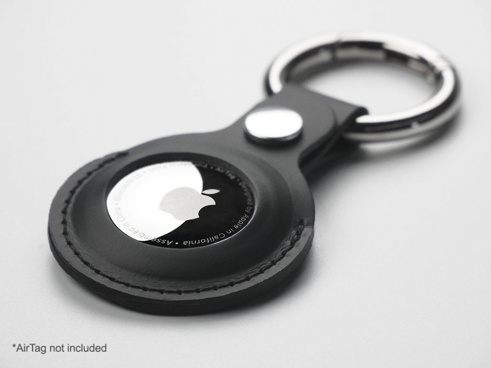 Logo trade promotional gift photo of: Keyring with holder for AirTag 1914094