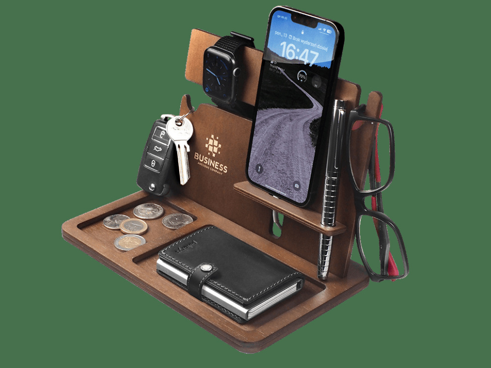 Logotrade promotional gift image of: Wooden organiser 2016121