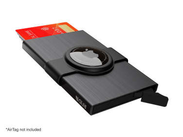 Logotrade promotional item image of: RFID credit card case with holder for AirTag 2163155