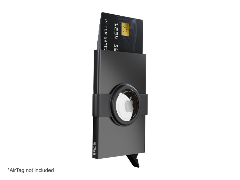 Logotrade promotional giveaway picture of: RFID credit card case with holder for AirTag 2163108