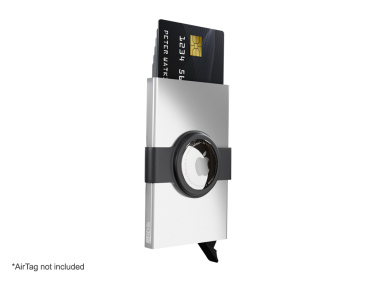 Logotrade corporate gift image of: RFID credit card case with holder for AirTag 2163108