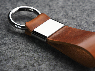 Logo trade corporate gifts image of: Keyring 1710141