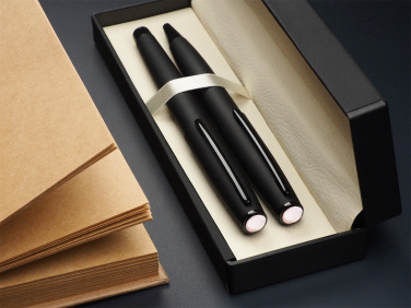 Logotrade promotional items photo of: Opal stone Pen set 1286036