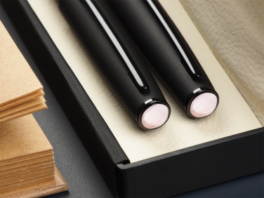 Logo trade corporate gifts picture of: Opal stone Pen set 1286036