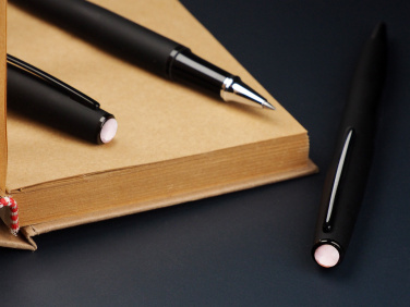Logo trade promotional products picture of: Opal stone Pen set 1286036