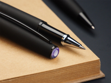 Logo trade advertising products image of: Amethyst Pen set  1288036