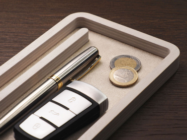 Logo trade advertising products image of: Wooden desk organiser 1818121
