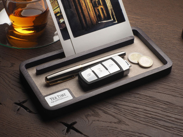 Logo trade promotional item photo of: Wooden desk organiser 1818121